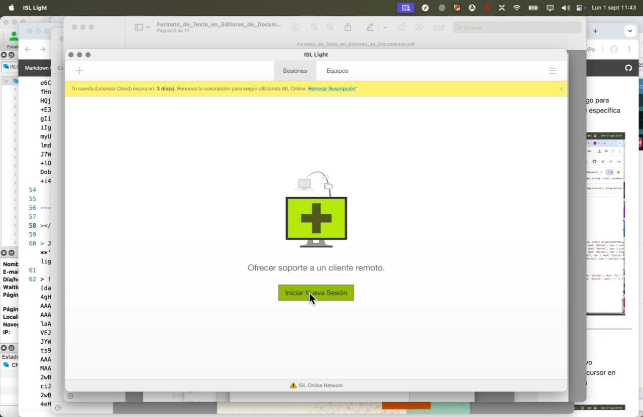 Captura para el paso: Iniciar sesión